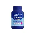 Multivitamínico Neo Quimica Vitaminas Kids Imunidade Morango 60 Comprimidos Mastigáveis